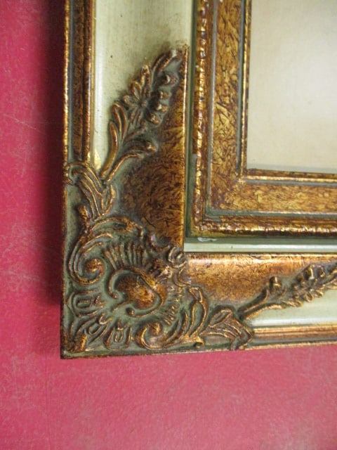 "Le Bain" Sculpted Wall Plaque and Framed Gamboa Vintage Claw Foot Tub Print on Board - 7