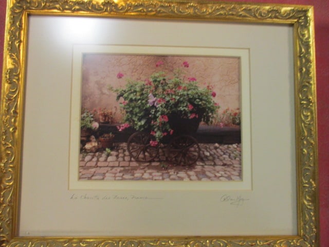 Four Framed and Matted Alan Klug Pencil Signed French Countryside Landscape Photo Art - 5