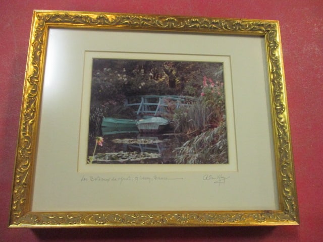 Four Framed and Matted Alan Klug Pencil Signed French Countryside Landscape Photo Art - 6