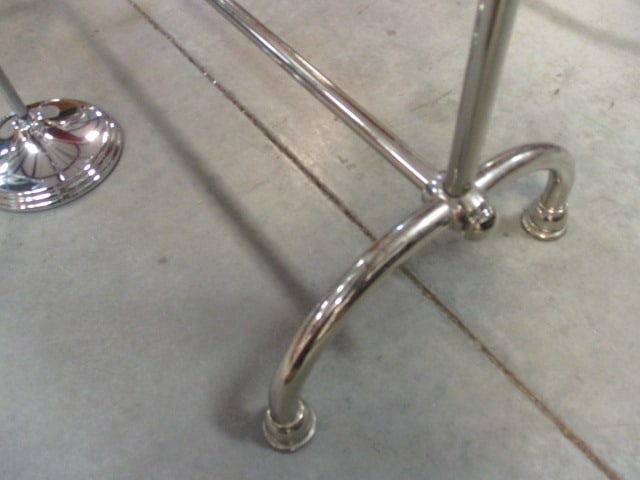 Chrome Towel/Blanket Rack and Face Towel Stand - 5