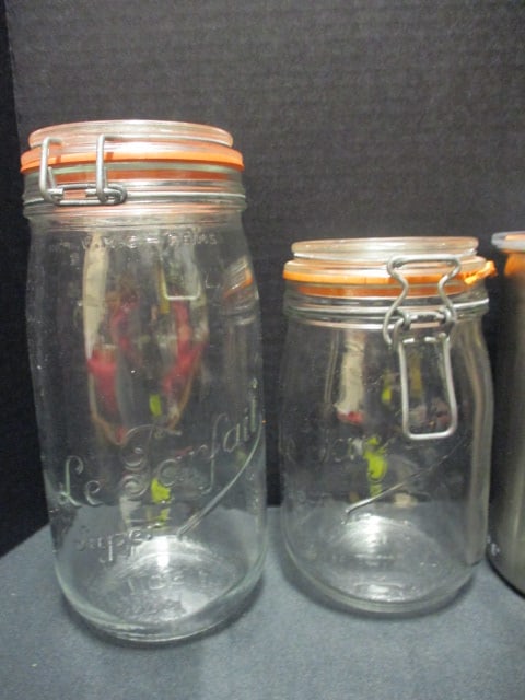 Two Lock Lid Glass Canisters, Stainless Lock Lid Canister and Airscape Stainless - 2