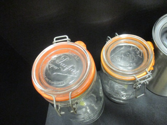 Two Lock Lid Glass Canisters, Stainless Lock Lid Canister and Airscape Stainless - 3