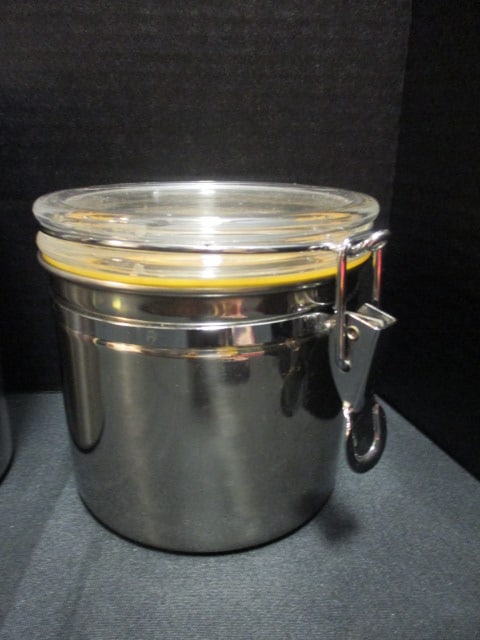 Two Lock Lid Glass Canisters, Stainless Lock Lid Canister and Airscape Stainless - 4