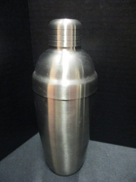 Stainless Cocktail Shakers, Jig and Oil/Vinegar Bottle - 10