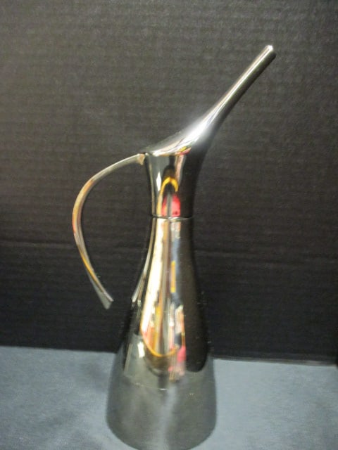 Stainless Cocktail Shakers, Jig and Oil/Vinegar Bottle - 2