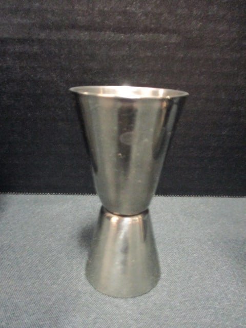 Stainless Cocktail Shakers, Jig and Oil/Vinegar Bottle - 5
