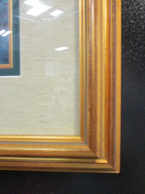 Framed and Matted Reproduction Print of "Two Sisters" by Pierre-Auguste Renoir - 4