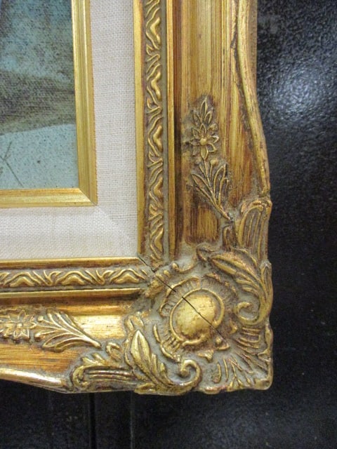 Framed C.Q. Blaylock Daises in Vase Print on Board - 4