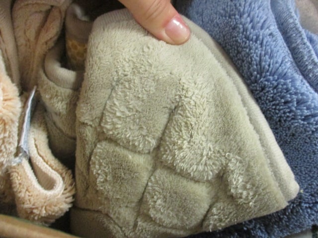Grouping of Bath Floor Mats and Face and Bath Towels - 3