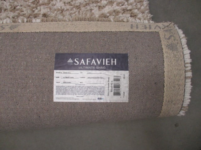 Safavieh Sand/Ivory Ultimate Shag Small Area Rug - 5