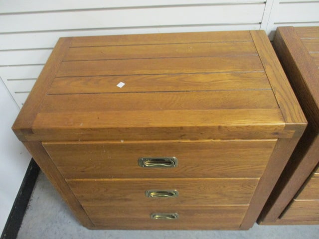 Pair of Young-Hinkle Passport 3 Drawer Chest/Nightstands - 3