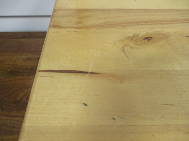 Industrial Style Maple Butcher Block Top Worktable - 8