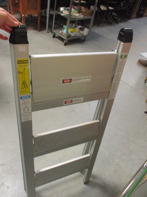 Gorilla Ladders Model 01-12007-00 Folding 2 Step Ladder and Tivoli Aluminum Compact - 7