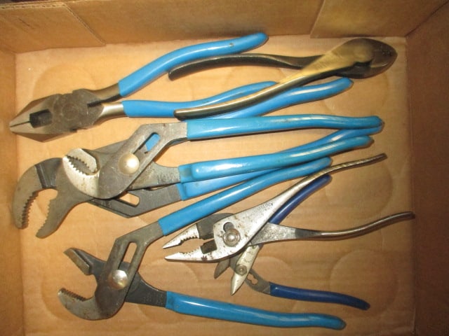 Seven Channel-Lock Pliers: .