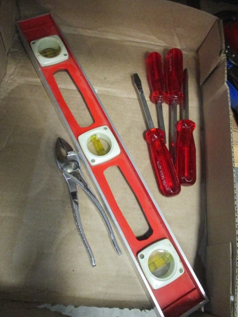 Ridgid Screwdrivers, Pliers and 18" Level: .