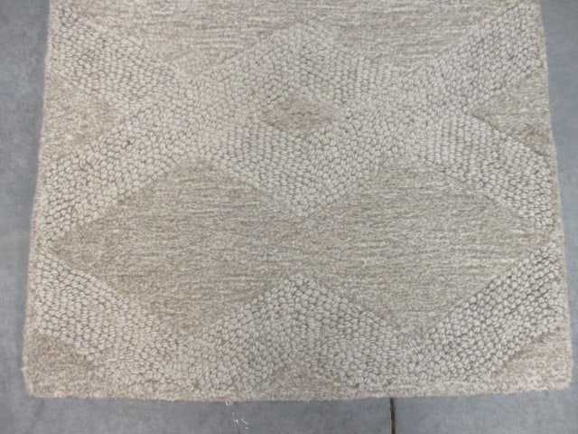 Pottery Barn "Chase" Natural Color Wool Tufted Runner - 2