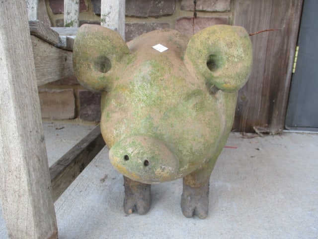 Terra Cotta Pig Planter - 2