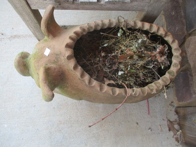 Terra Cotta Pig Planter - 3
