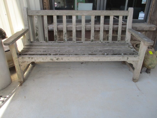 Wood Slat Bench (1 of 9)