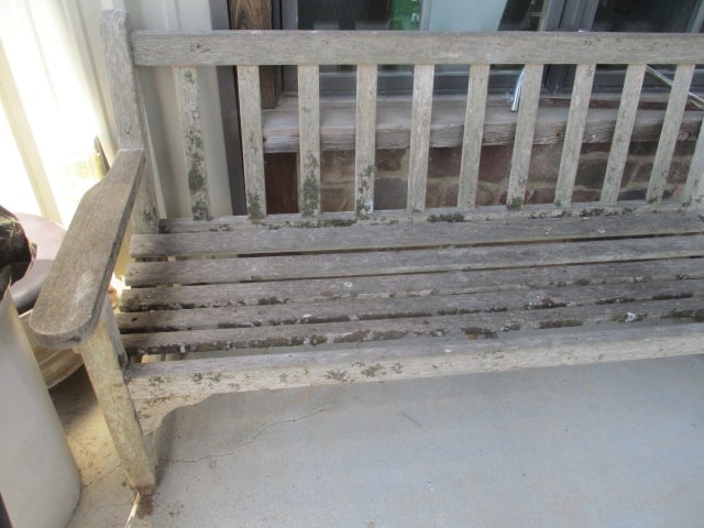 Wood Slat Bench - 2