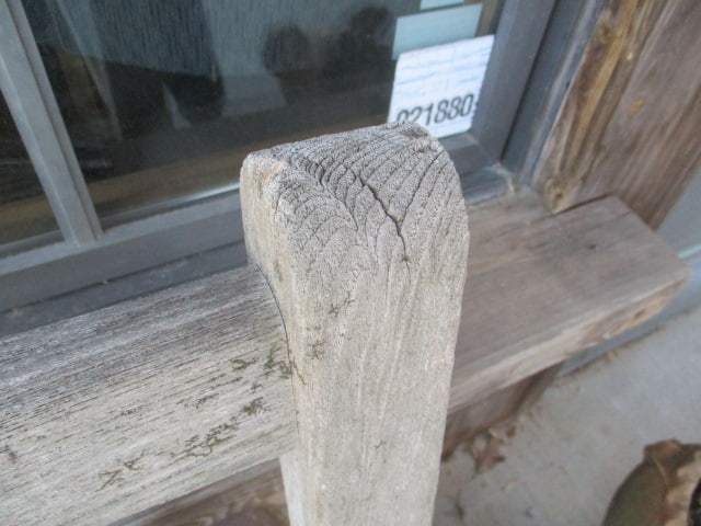 Wood Slat Bench - 6