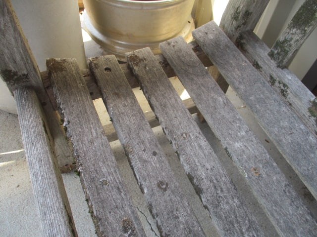 Wood Slat Bench - 8