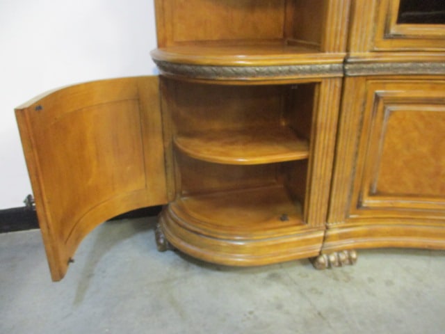 Aico Amini Innovation Corp. Heavily Carved Ornate Modular Wall Unit - 4