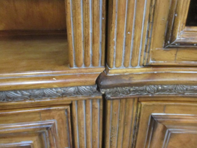 Aico Amini Innovation Corp. Heavily Carved Ornate Modular Wall Unit - 5