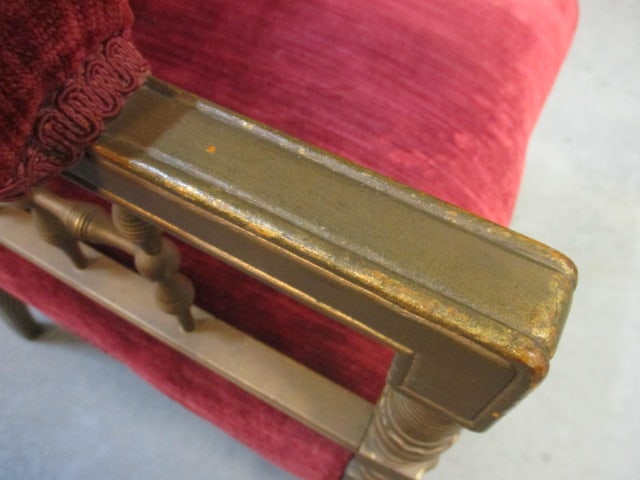 Vintage Victorian Style Gentleman's Library/Parlor Chair - 12