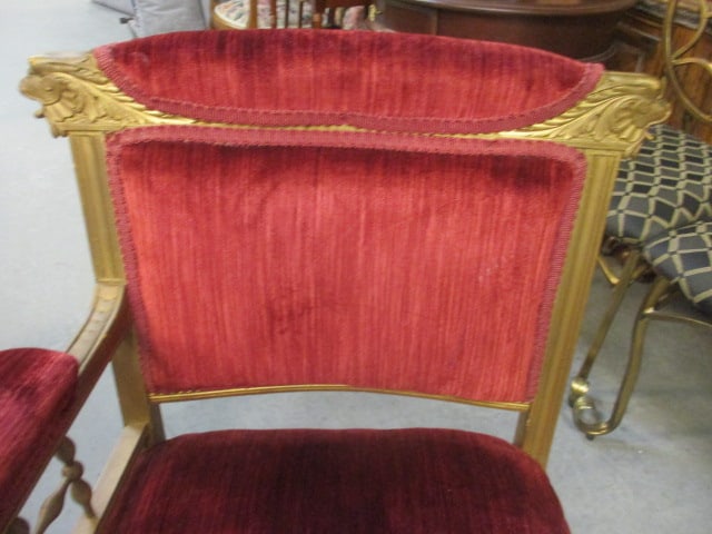 Vintage Victorian Style Gentleman's Library/Parlor Chair - 3