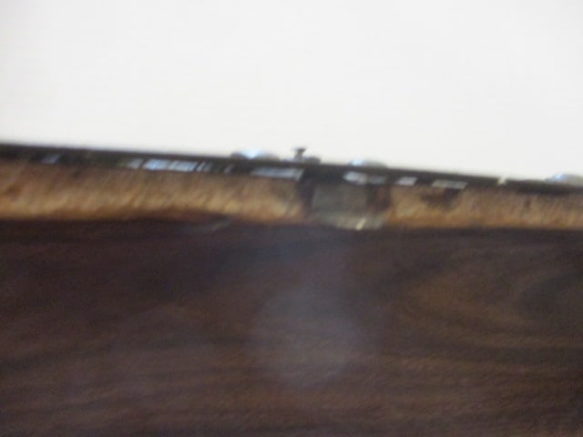 Antique Circa 1840 Handpainted Metal Strap Dome Top Wood Trunk - 20