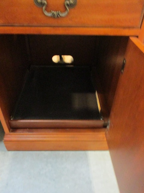 Hooker Furniture 2 Piece Cherry Computer Desk and Bookcase Hutch - 4