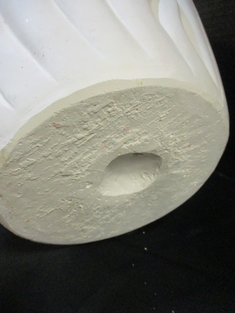Swirl Design Mexican Pottery Bulbous Vase - 3