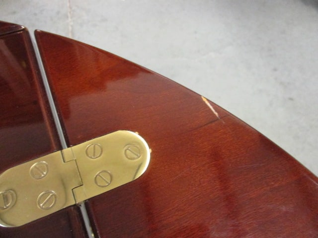 Bombay Mahogany Butler's Table with Cross Base - 11