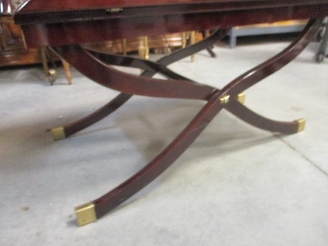 Bombay Mahogany Butler's Table with Cross Base - 5