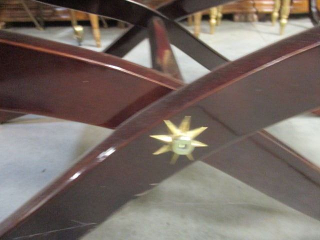 Bombay Mahogany Butler's Table with Cross Base - 7