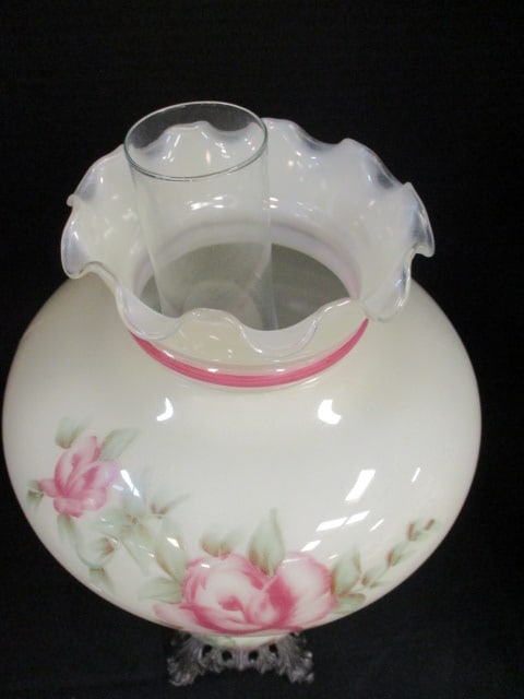 Electric Turn Key Gone With The Wind Style Parlor Lamp - 4