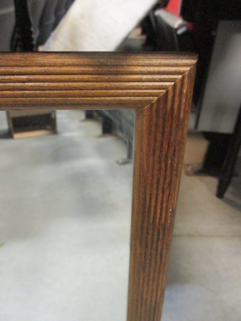 1980's Framed Reverse Etched Mirror Art - 5