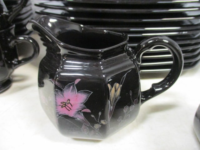 62 Pieces of Mikasa Color Trend "Ebony Meadow" Dinner Ware - 16