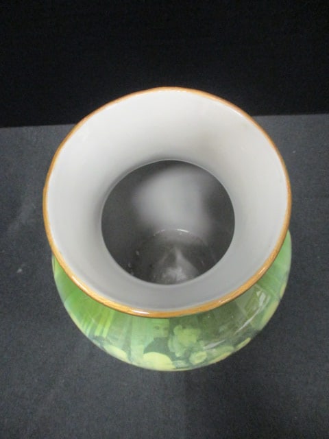 "The Last Supper" Transferware Stoneware Vase - 3