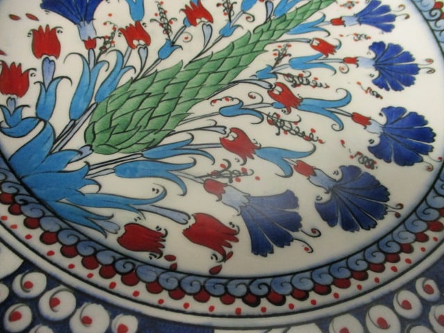 Handpainted Turkish Pottery Charger - 3