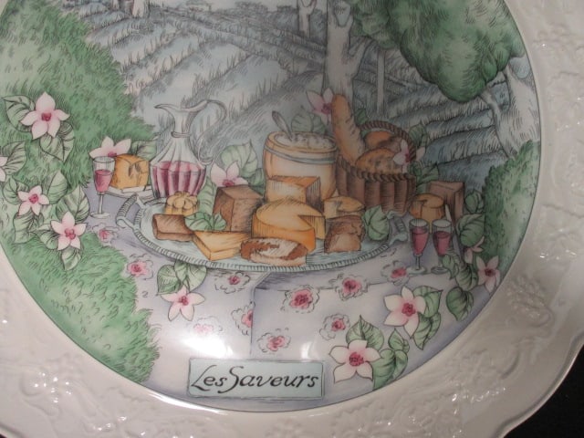 Gien France "Les Saveurs" Dessert Plate - 2