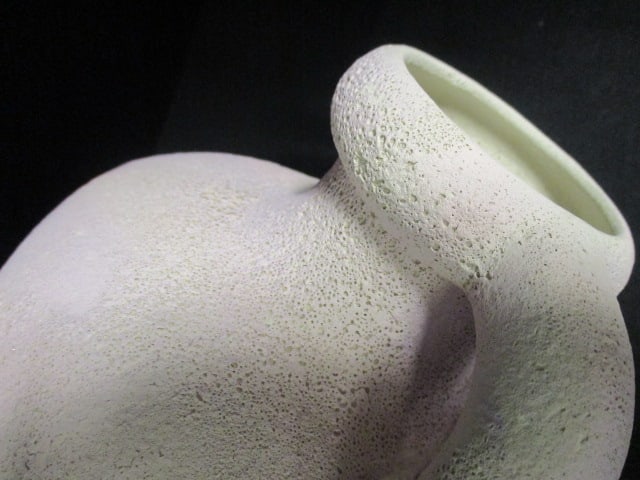 Studio Pottery Artisan Decorative Texturized Slant Jug - 4