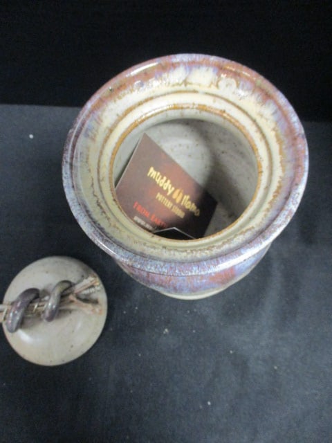 Signed Hand Turned Studio Pottery "Prayer Jug" - 3