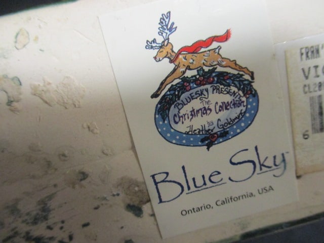 Blue Sky Handpainted Victorian Sleigh - 7