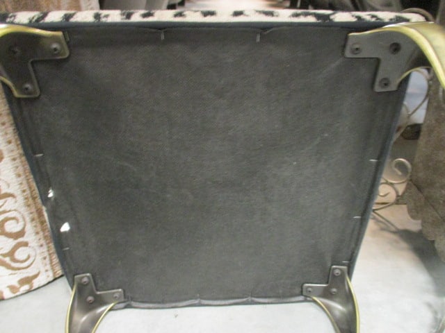 Tapestry Covered Foot Stool - 4