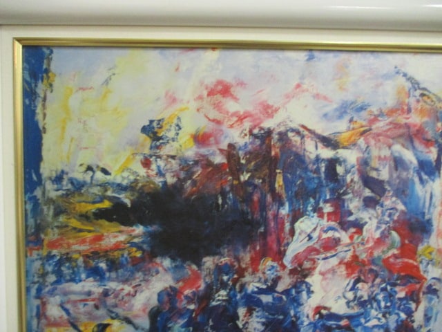 Framed Jack B. Yeats "Grief" Print on Board - 2