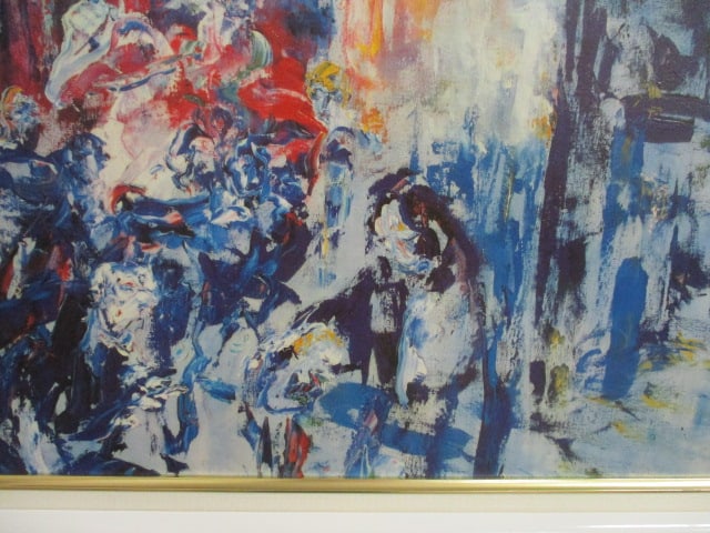 Framed Jack B. Yeats "Grief" Print on Board - 3