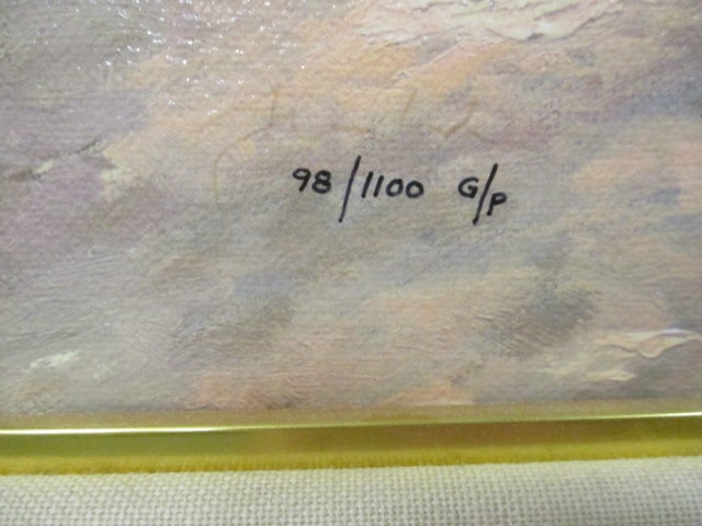 Thomas Kinkade "The Rose Garden" The Rose Collection I Series Hand Highlighted - 10