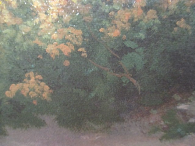 Thomas Kinkade "The Rose Garden" The Rose Collection I Series Hand Highlighted - 12